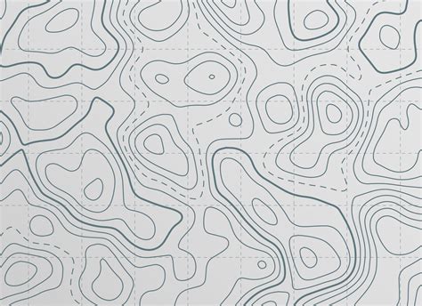 Topographic Map Contour Background Topo Map With Elevation Contour Map