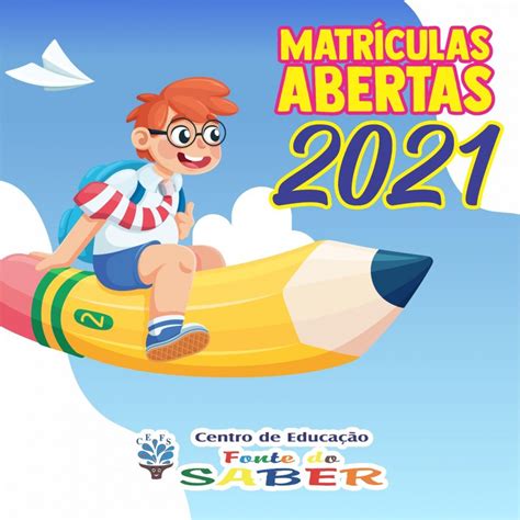 Para os alunos novos, venham nos fazer uma. Matrículas 2020 Abertas | Fonte do Saber