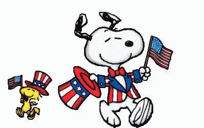 Dancing Snoopy And Woodstock Happy Th Of July Pictures Photos And