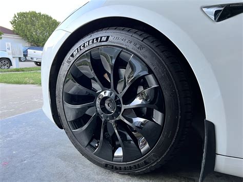 Gloss Black Uberturbine 18 Inch Wheel Covers Tesla Motors Club