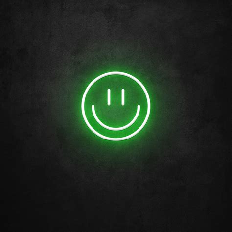 Neon Smiley Face Emoji Sign Aesthetic Led Light Neongrand