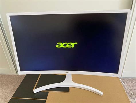 Acer Led Curved Monitor White In Highcliffe Dorset Gumtree