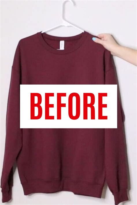 5 Easy Sweatshirt Makeover Diy Ideas Sweatshirt Makeover Upcycle