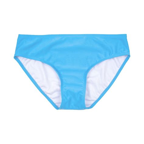 Light Blue Bikini Bottom For Girls And Women Aqua Bikini Bottom By Fin Fun
