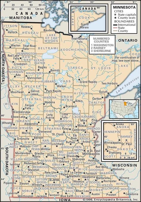 Historical Facts of Minnesota Counties Guide