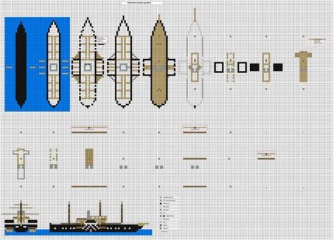 Typical building would see you start at layer 1, make that layer in minecraft and then hit the + button to see the next layer and continue building vertically. minecraft ship blueprints - Google Search | Minecraft ...