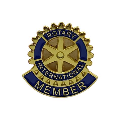 Rotary Member Lapel Pin Licensed Vendor Rotary Emblem Merchandise