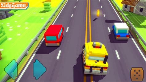 Blocky Highway Traffic Racing Games For Kids Android Gameplay 1080p