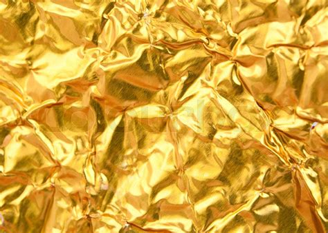 Texture Of The Gold Foil Background Stock Image Colourbox