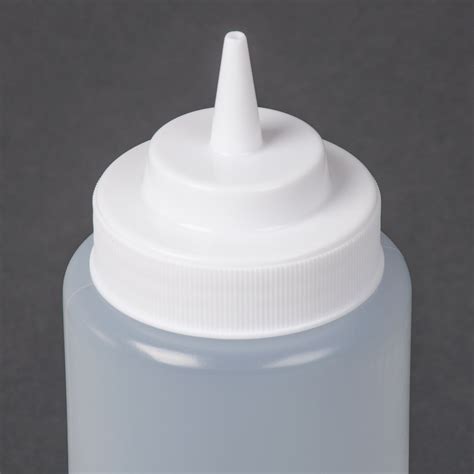 32 Oz Clear Wide Mouth Squeeze Bottle 6 Pack