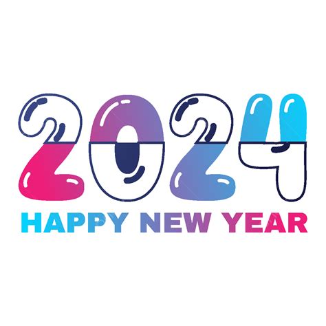 Happy New Year 2024 Images Vector 2024 Clipart Happy New Year 2024