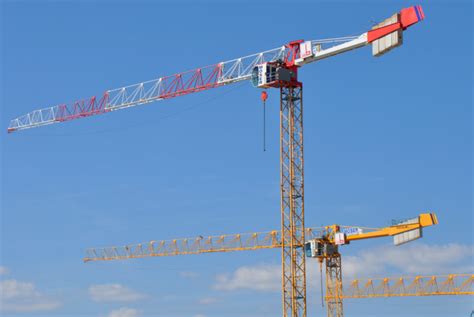 Huge Fleet Of Potain Tower Cranes Erecting Blockbuster Residental