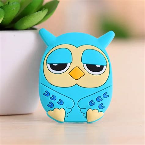 Cute Owl Fridge Magnets For Kids Small Size Silicon Gel Magnetic Fridge