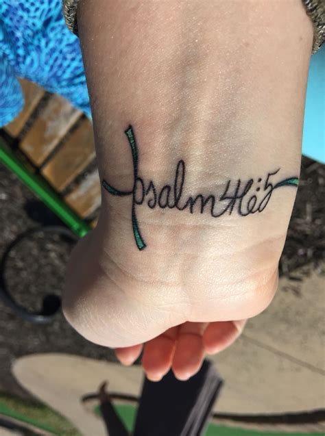 Wrist Psalm 46 5 Tattoo