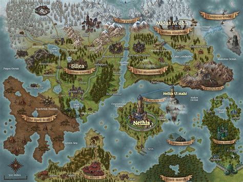 Fantasy World Maps Your Guide To Fictional World Building