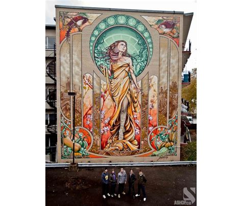 Amazing Lady Of Grace Mural In Montreal Canada Twistedsifter