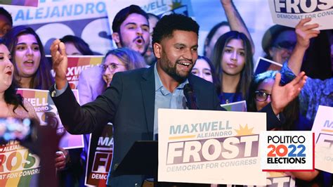 At 25 Maxwell Frost Elected As First Gen Z Member Of Congress Politico