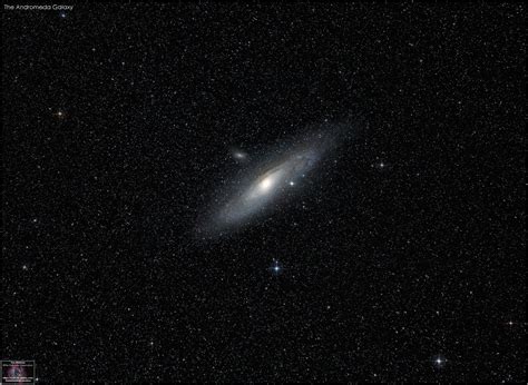 Andromeda Galaxy A Wide Field View Using A Piggy Back Setup Rastronomy