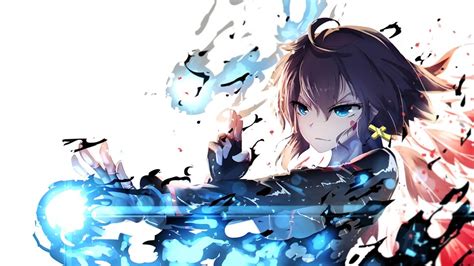 Anime Girl Pixiv Fantasia Blue Flame 4k 3840x2160 12 Wallpaper