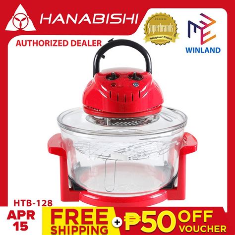 Hanabishi Original 7 In 1 Turbo Broiler With Tough Tempered Glass Pot