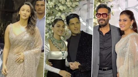 Sidharth Malhotra Kiara Advani Mumbai Reception Live Updates Alia Bhatt Ranveer Singh Varun