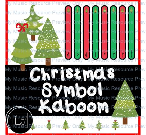 Christmas Music Symbol Kaboom My Music Resource