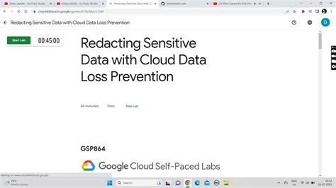 Redacting Sensitive Data With Cloud Data Loss Prevention Lab