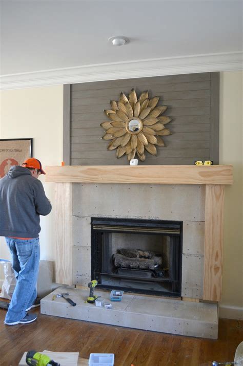 A fireplace mantel has always been something that added a touch of character to the overall atmosphere. DIY Fireplace Makeover - At Home With The Barkers | Diy ...