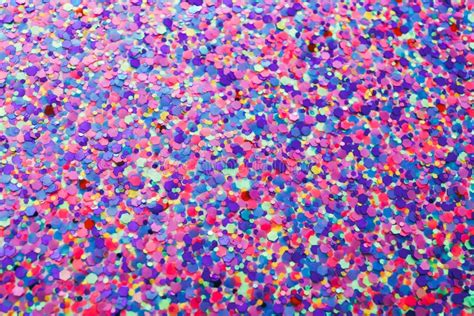Background Of Confetti Scattered In Different Colors Festive Confetti