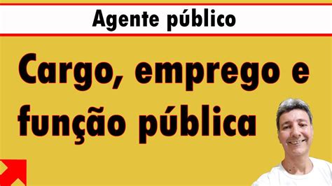 Cargo Emprego E Função Publica