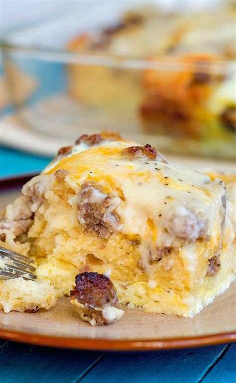 Biscuits And Gravy With Sausage And Egg Breakfast Casserole Best