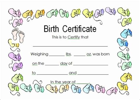 The seal is often raised or multicolored. 40 Fake Birth Certificate Maker | Desalas Template