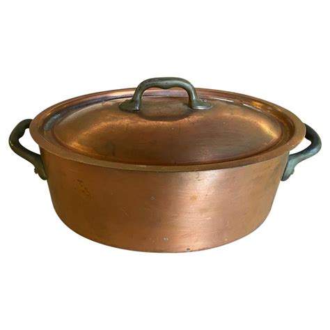 19th Century French Copper Pot With Lid For Sale At 1stdibs