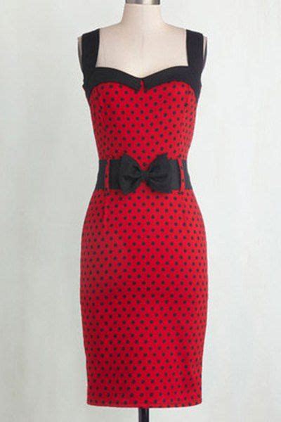 [26 off] vintage sweetheart neck sleeveless polka dot bodycon women s dress rosegal