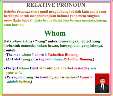 Kumpulan Contoh Kata Dan Kalimat Relative Pronoun Paling Bagus