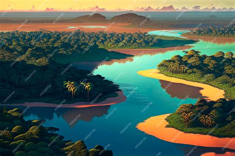 Desenho Do Rio Amazonas