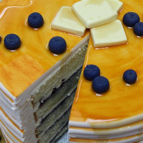 Blueberry Pancake Cake Pancake Cake Cake Recipes Vanilla Cake Recipe