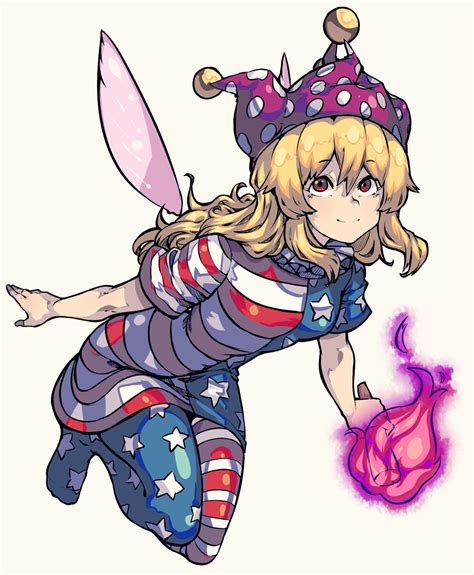 Safebooru 1girl American Flag Dress American Flag Legwear Clownpiece