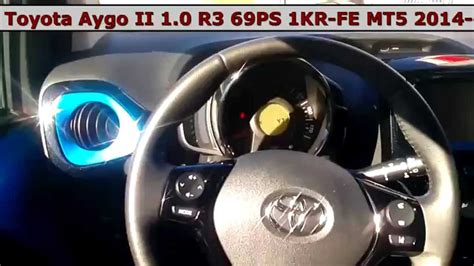 Toyota Aygo Ii 10 1kr Fe Autobahn Motorway Test Rpm Youtube