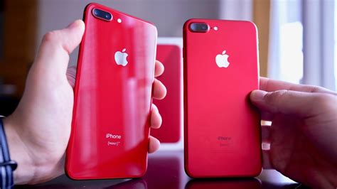 Product Red Iphone 8 Unboxing And Red 7 Comparison Youtube