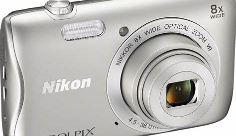 Nikon COOLPIX S3700 Digital Camera (Silver) 26478 B&H Photo Video