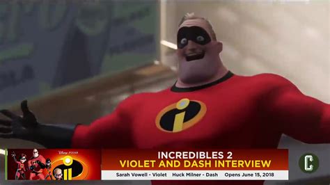 Incredibles 2 Interview With Violet And Dash Actors Sarah Vowell And