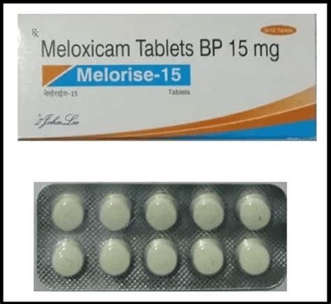 Meloxicam Tablets Bp 15 Mg Ss Medex