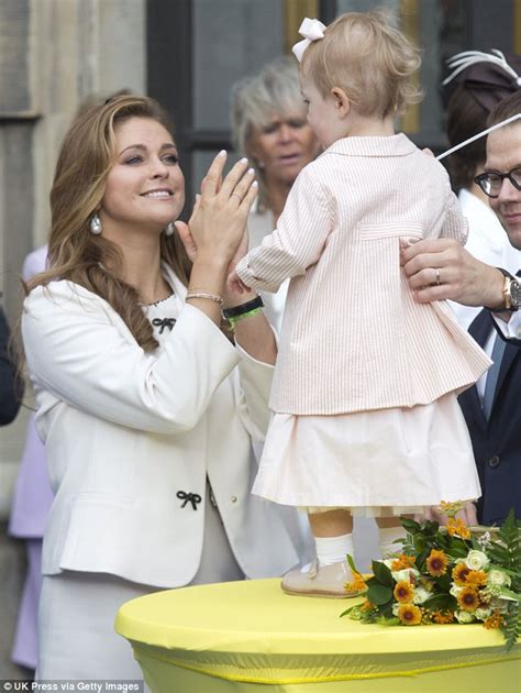 Pregnant Princess Madeleine Of Sweden Gets Some Baby Practice In With