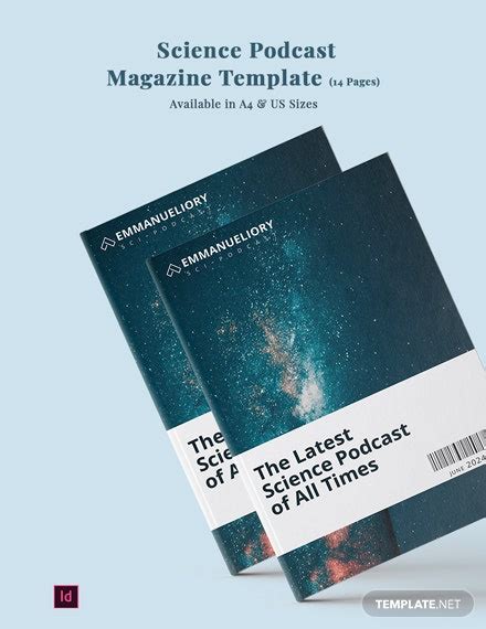 8 Free Science Magazine Templates Customize And Download