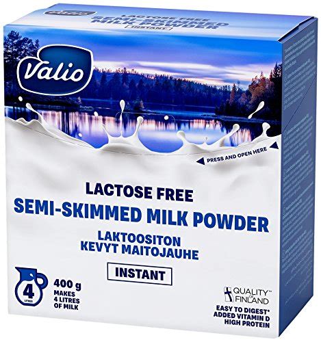 Lactose Free Milk Powder By Valio Semi Skimmed Instant