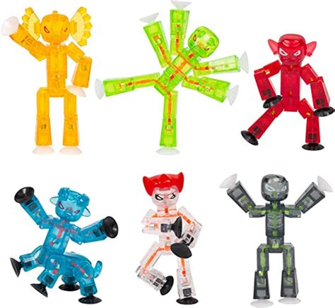 Zing Stikbot Monsters Complete Set Of 6 Stikbot Poseable Monster