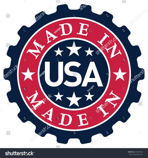 Made Usa Stamp Stock Vector Royalty Free 433695292 Shutterstock