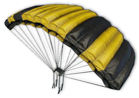 Yellow And Black Parachute Transparent Png Stickpng