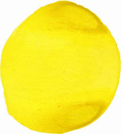 Yellow Circle Watercolor Transparent Vol Onlygfx Px